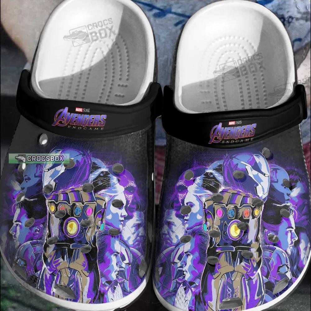 Avengers End Game Thanos Snap Crocs Shoes