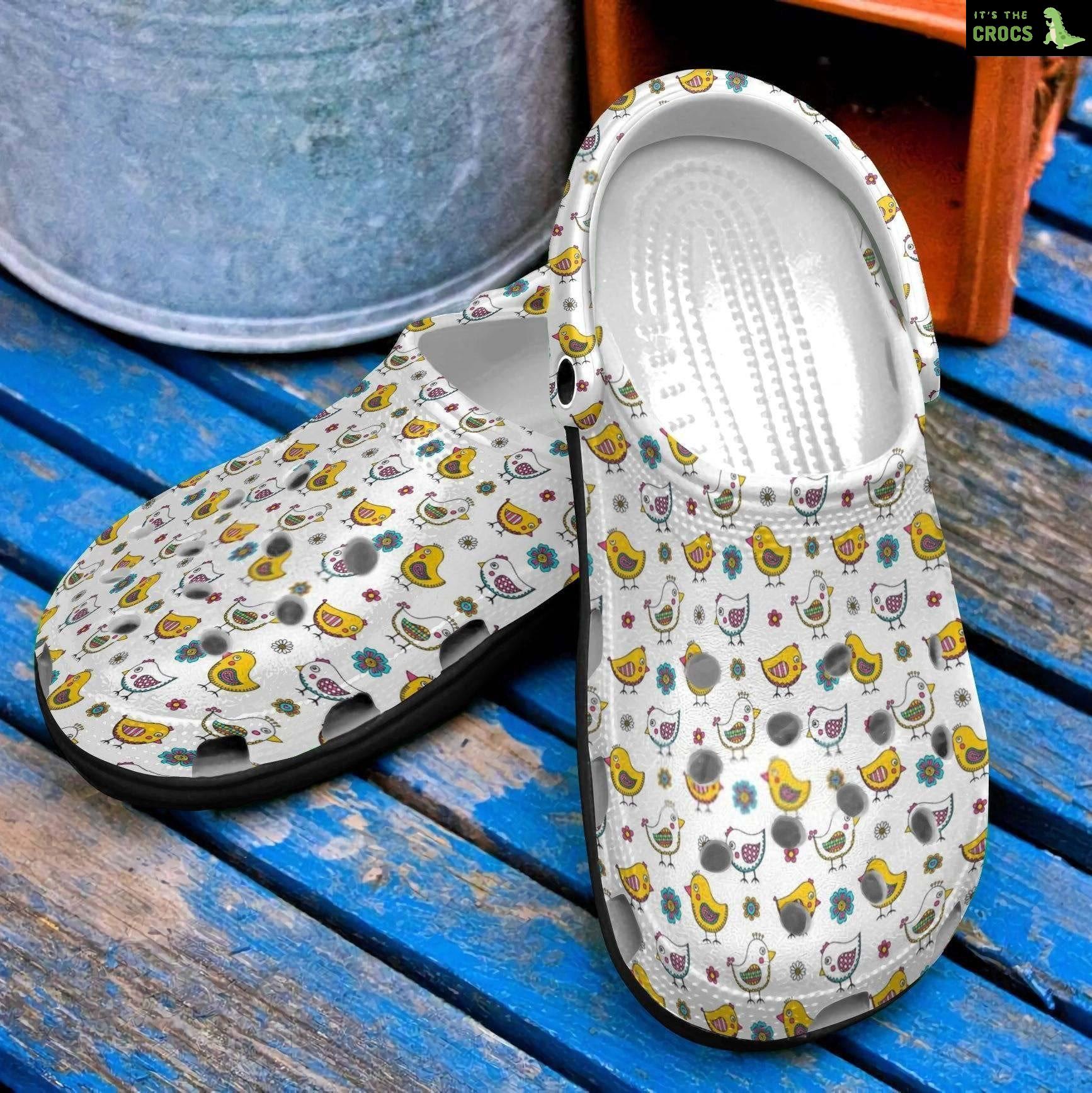 Baby Chickens clog Crocs Shoes Chicken Birthday Gifts For Girl Daughter Niece