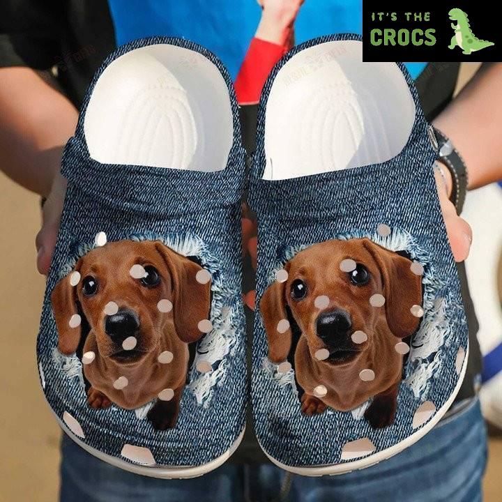 Baby Dachshund Crocs Classic Clogs Shoes