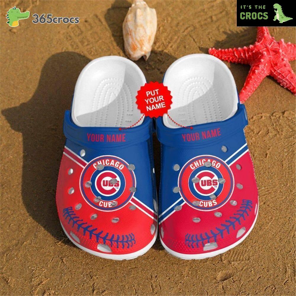 Baseball Chicago Cubs Personalized Fans Crocs Clog Shoes