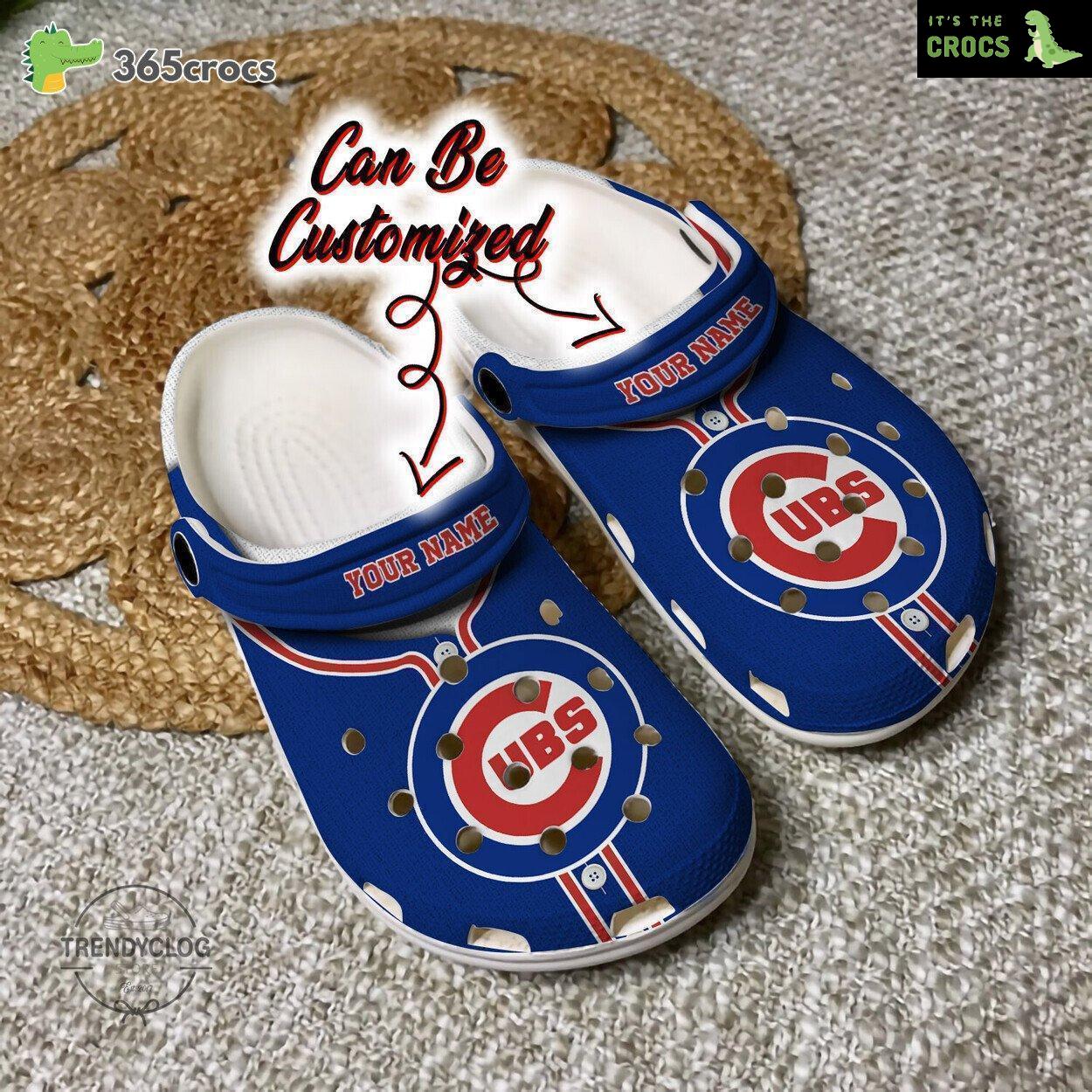 Baseball Personalized Chicago Cubs Baseball Jersey Style Clog Shoes