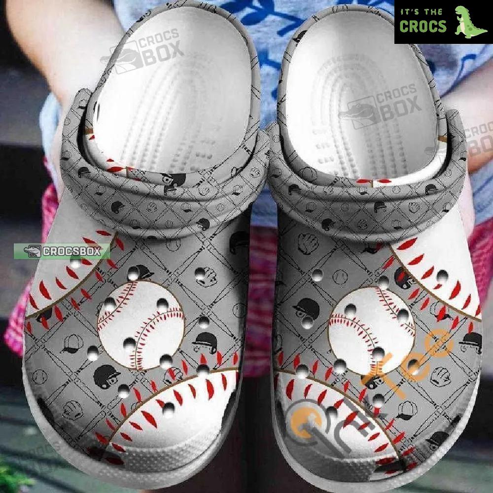 Baseballs Crocs Shoes Gift For Baseball Lovers