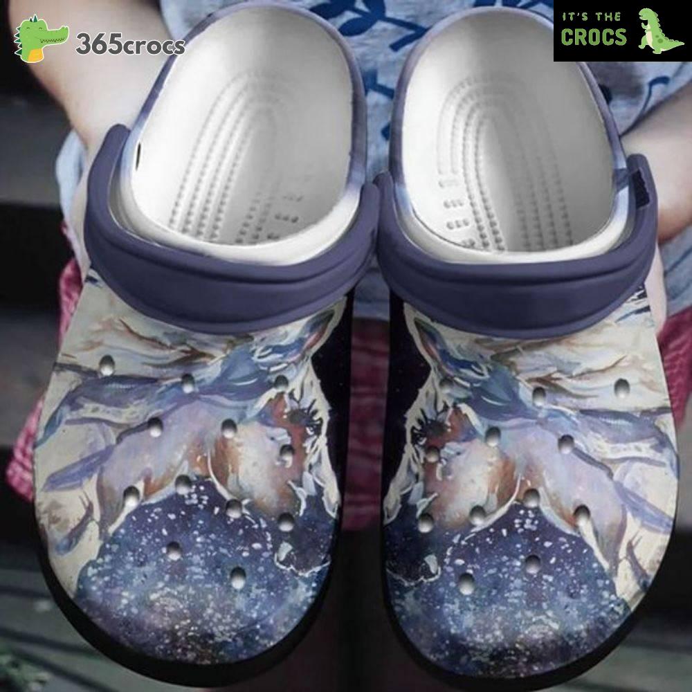 Beautiful Painted Horses Horse Lover Wildlife Love Life Crocs Clog Shoes