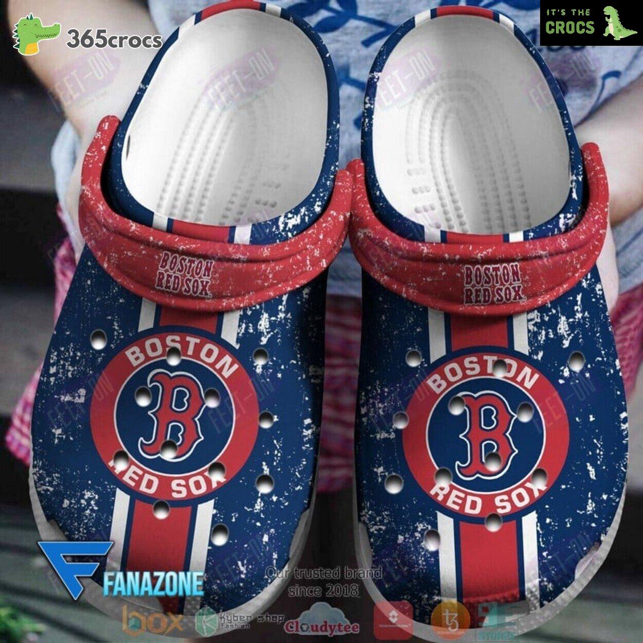Boston Red Sox MLB Sport Crocs Clogs Shoes Comfortable