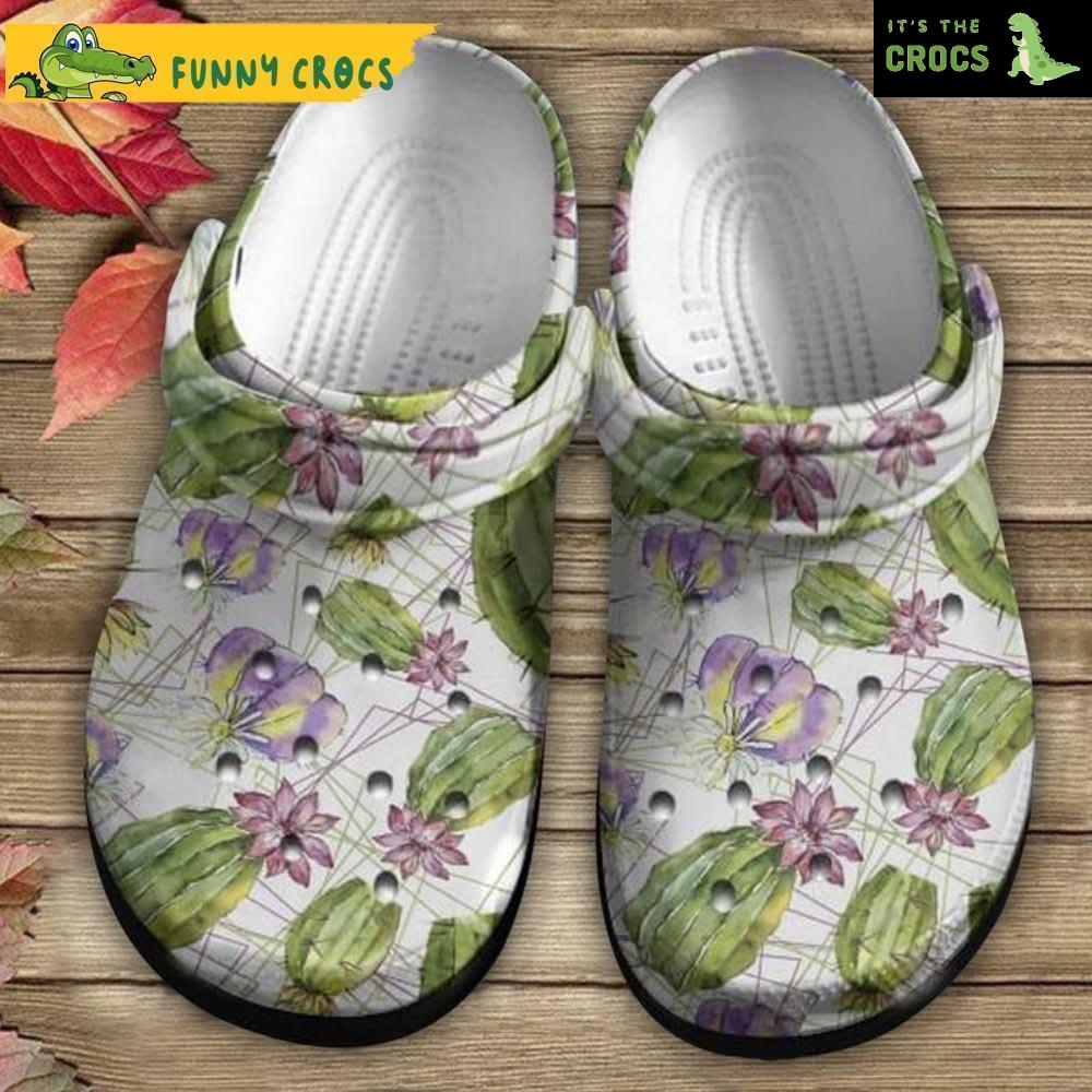 Cactus All Over Spike Floral Crocs