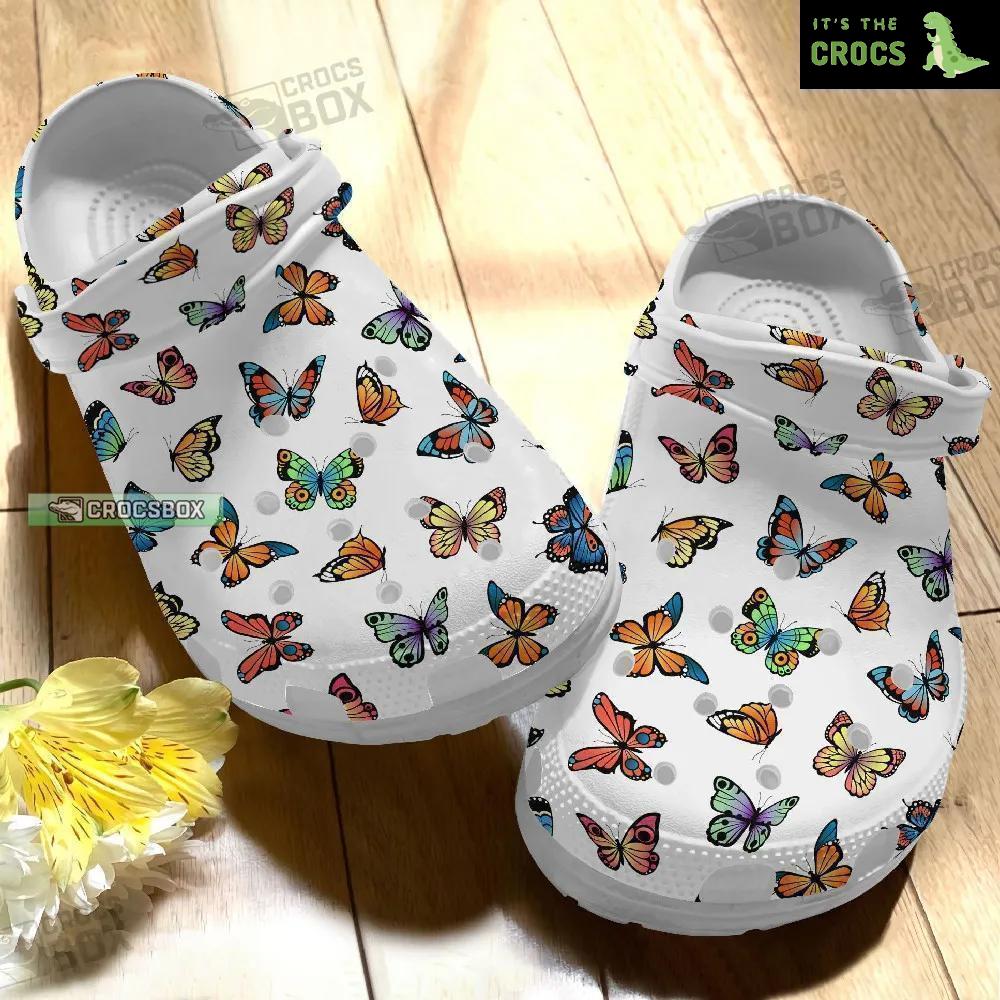 Cartoon Butterflies Crocs Footwear