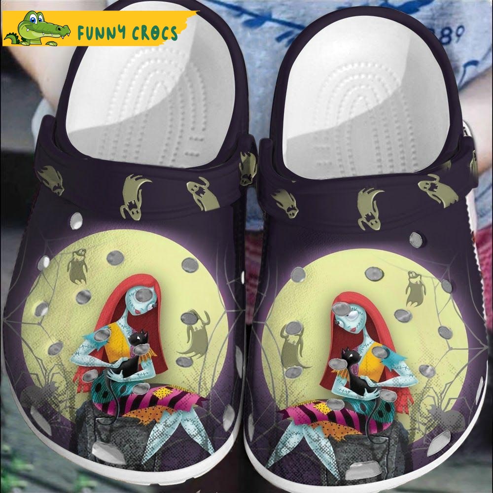 Cartoon Jack And Sally Crocs – Discover Comfort And Style Clog Shoes