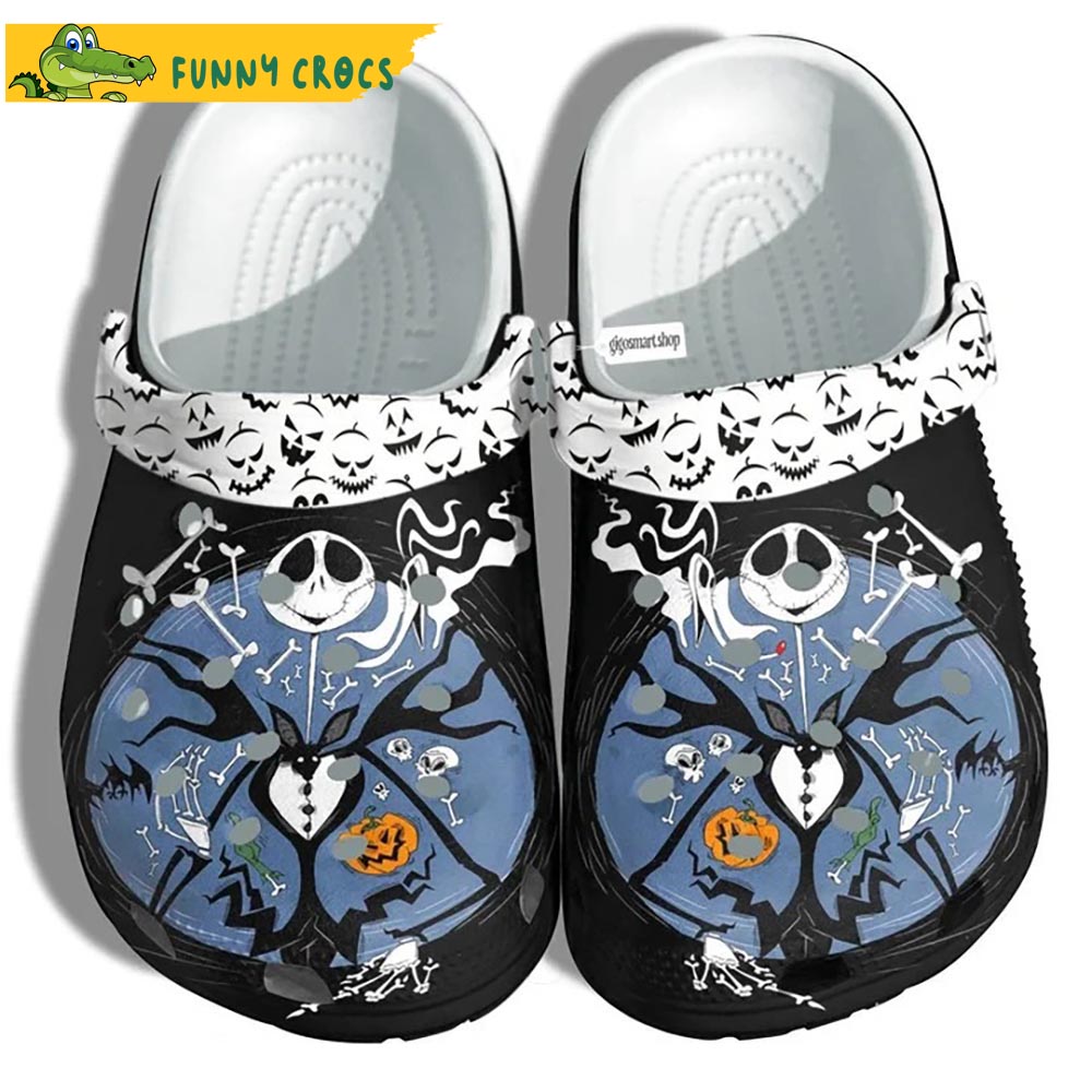 Cartoon Pumkin And Jack Skellington Crocs – Discover Comfort And Style Clog Shoes
