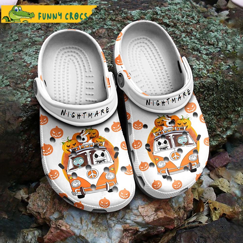 Cartoon Volkswagen Campervan Friends Jack skellington Crocs – Discover Comfort And Style Clog Shoes