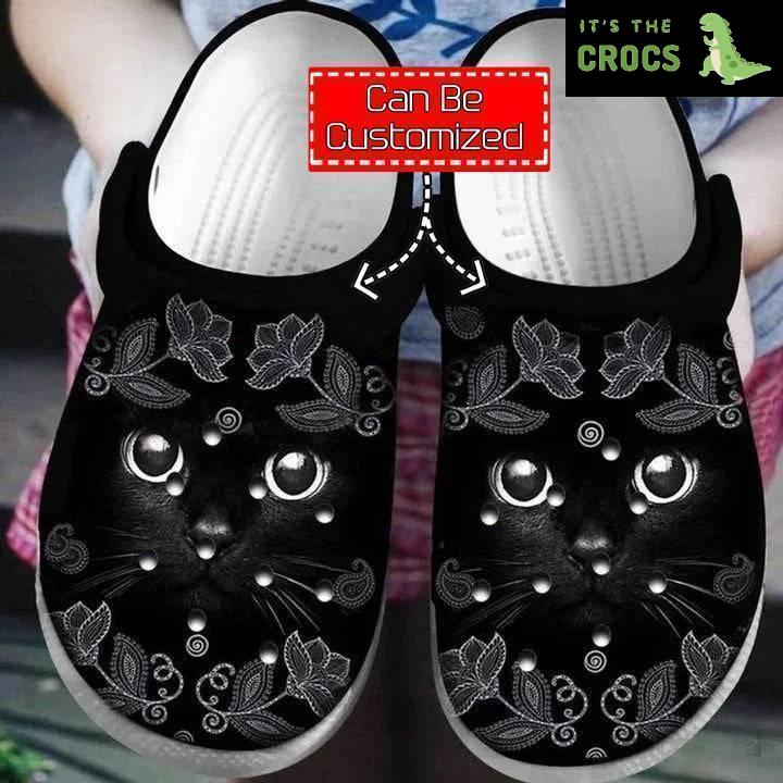 Cat – Black Cat Lovers Clog Crocs Shoes For Men And Women