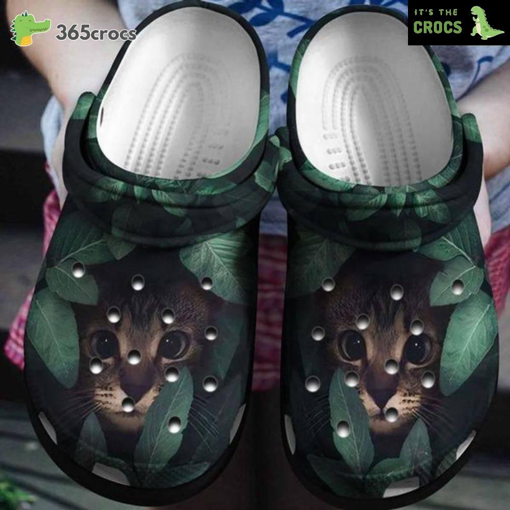 Cat And The Grove Funny Animal Croc Sweet Cat Lover A Great Christmas Crocs Clog Shoes