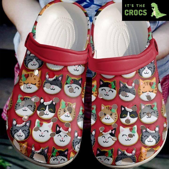 Cat Cute Christmas Cats Crocs Classic Clogs Shoes