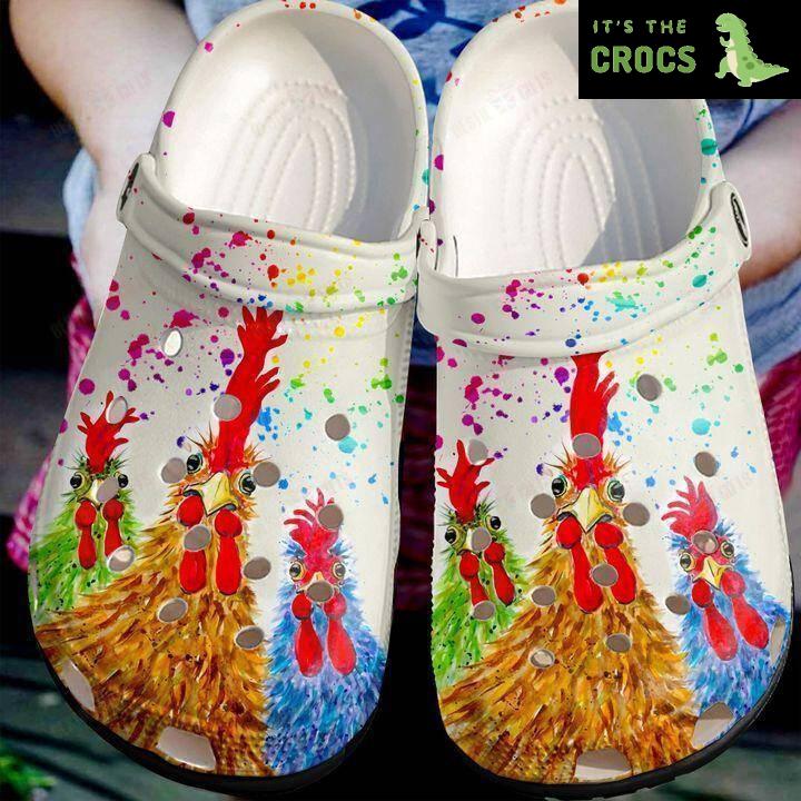 Cheery Chickens: Classic Clogs for Joyful Feet