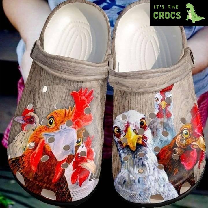 Chicken Farmer Themed Clog Shoes Ideal Gift for Women Farmers