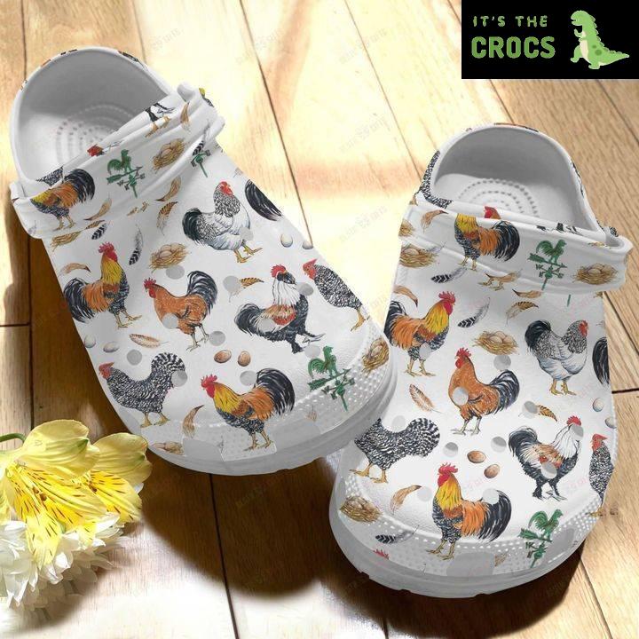 Chicken Gang Crocs Classic Clogs Shoes