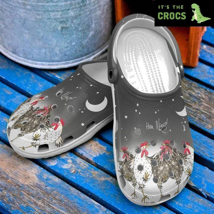 Chicken Hen Night Classic Clogs Crocs Shoes