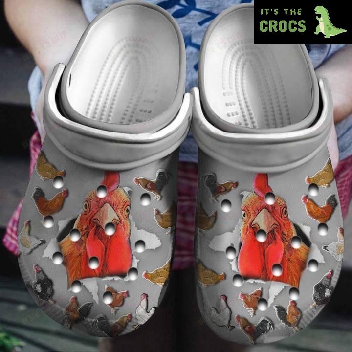 Chicken Hole Crocs Classic Clogs Shoes