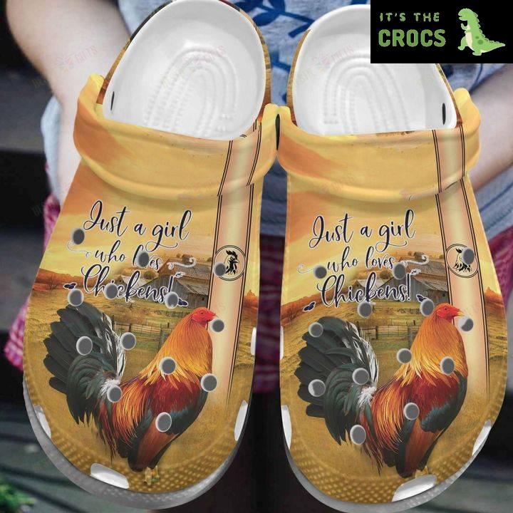 Chicken Lady Crocs Classic Clogs Shoes