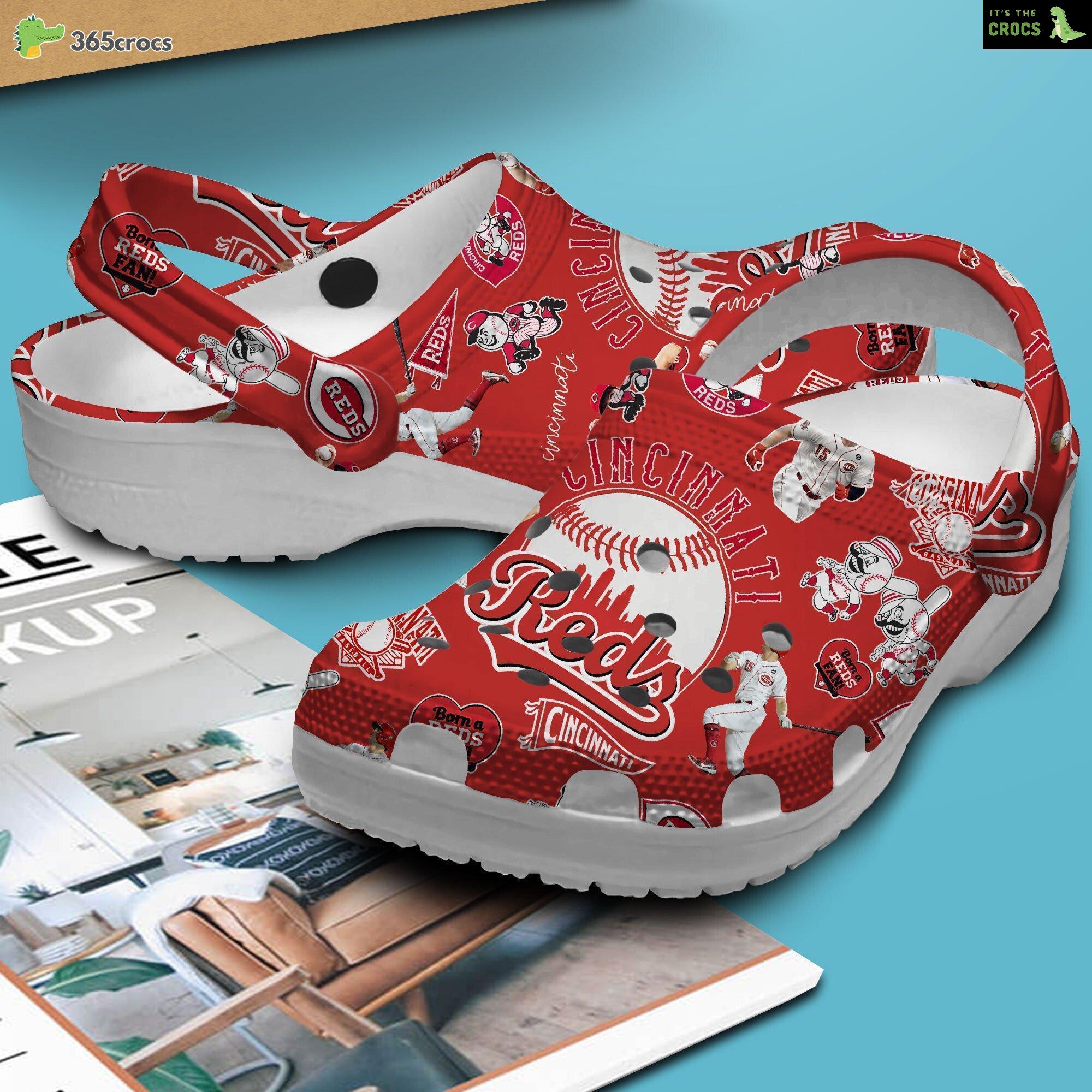 Cincinnati Reds MLB Sport Inspired Crocs Clog Shoes Superior Comfort Design