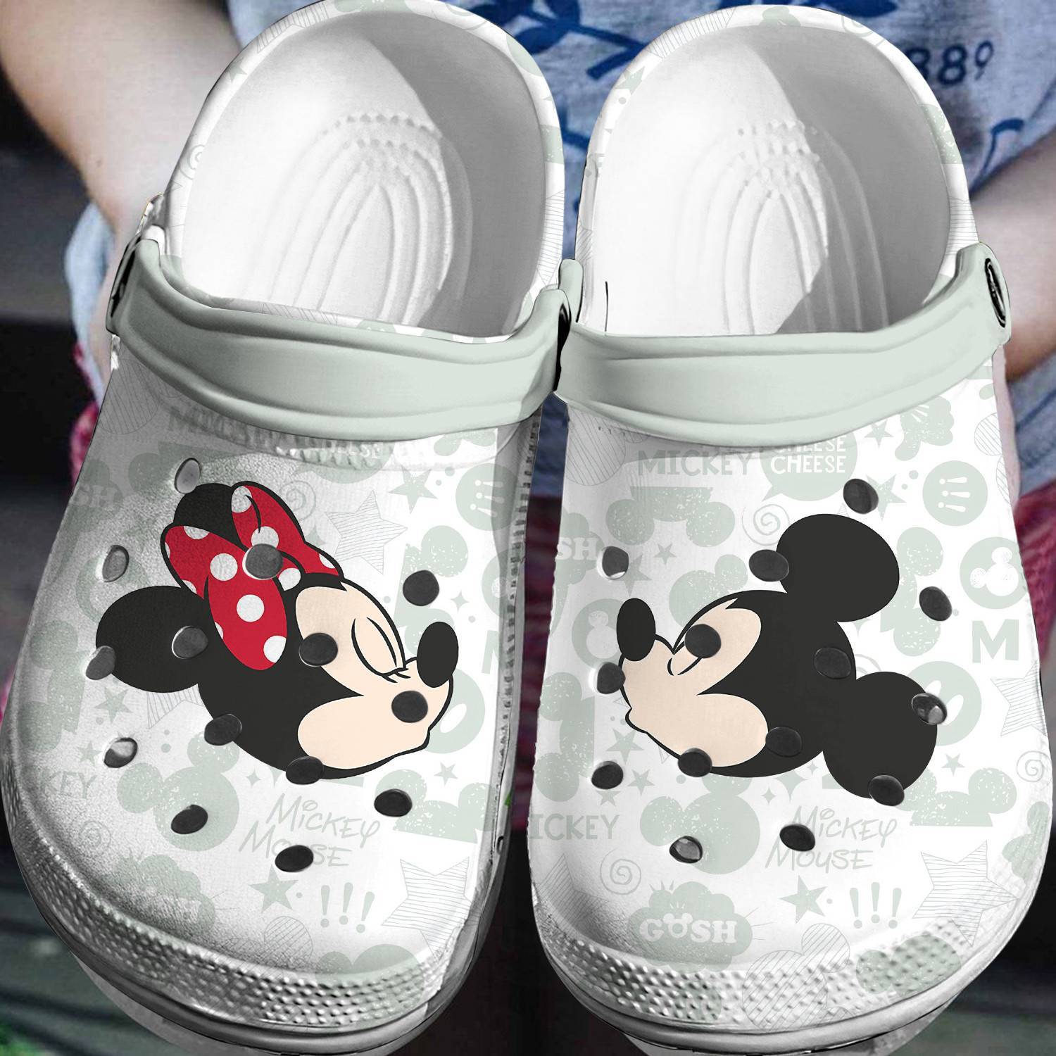 Classic Characters, Modern Twist: Mickey Minnie Crocs 3D Clog Shoes