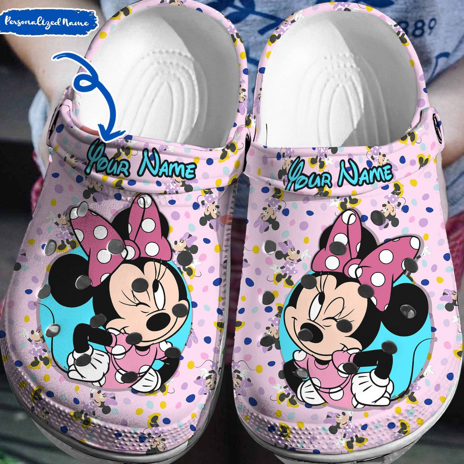 Classic Clogs with Minnie Mouse Theme for Disney Lovers