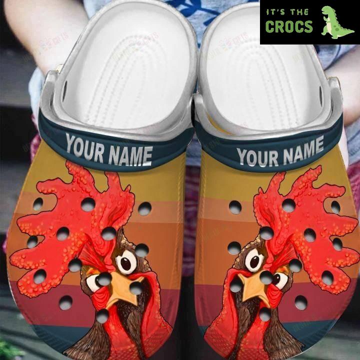 Cock – a – Doodle – Doo Chic: Rock the Chicken Look with Beautiful Crocs Classic Clogs