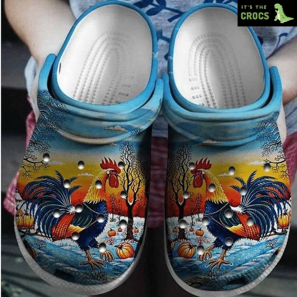 Cool Rooster Personalized 12 Gift For Lover Rubber clog Crocs Shoes