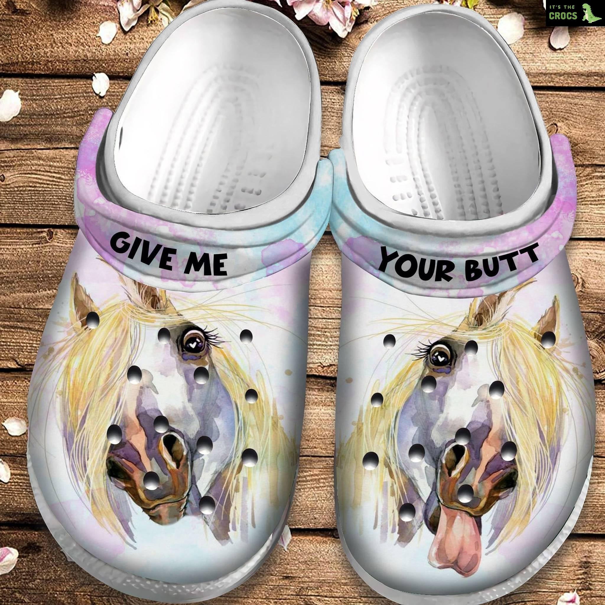 Crazy Horse Clog Crocs Shoes – Give Me Birthday Gift For Men Women Boy Girl