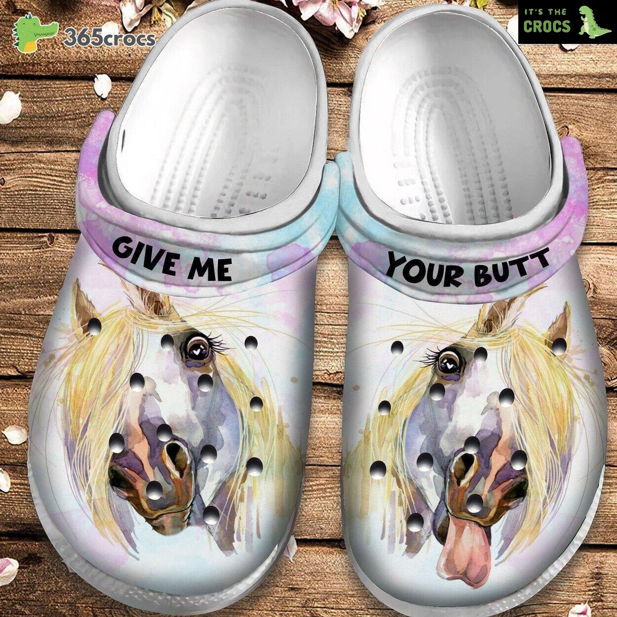 Crazy Horse Clog Shoes Give Me Birthday Gift Boy Girl