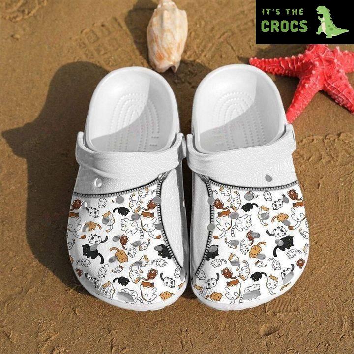 Cuddly Companion: Cat Crocs Clogs