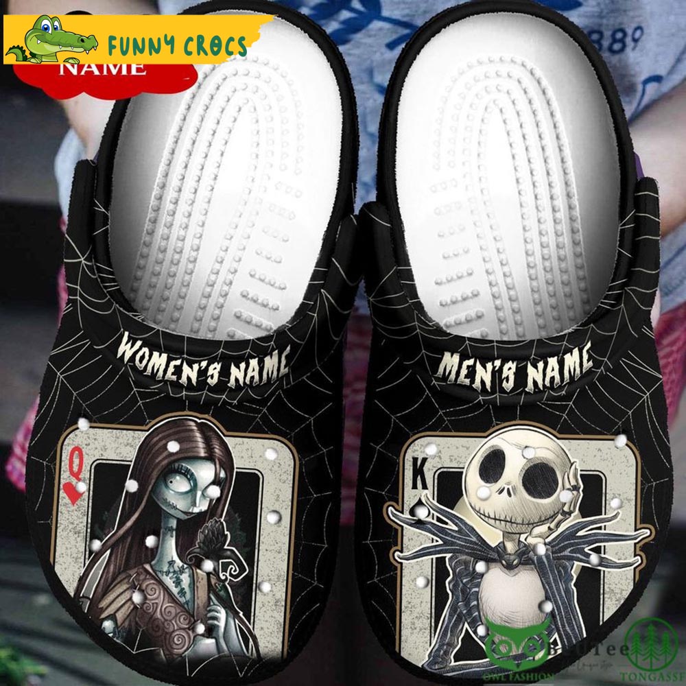 Custom King And Queen Jack And Sally Crocs Clog Shoes – Discover Comfort And Style Clog Shoes