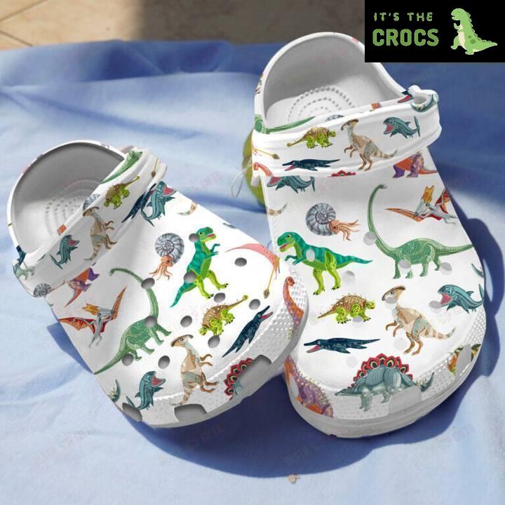 Cute Dinosaurs Collection Crocs Classic Clogs Shoes