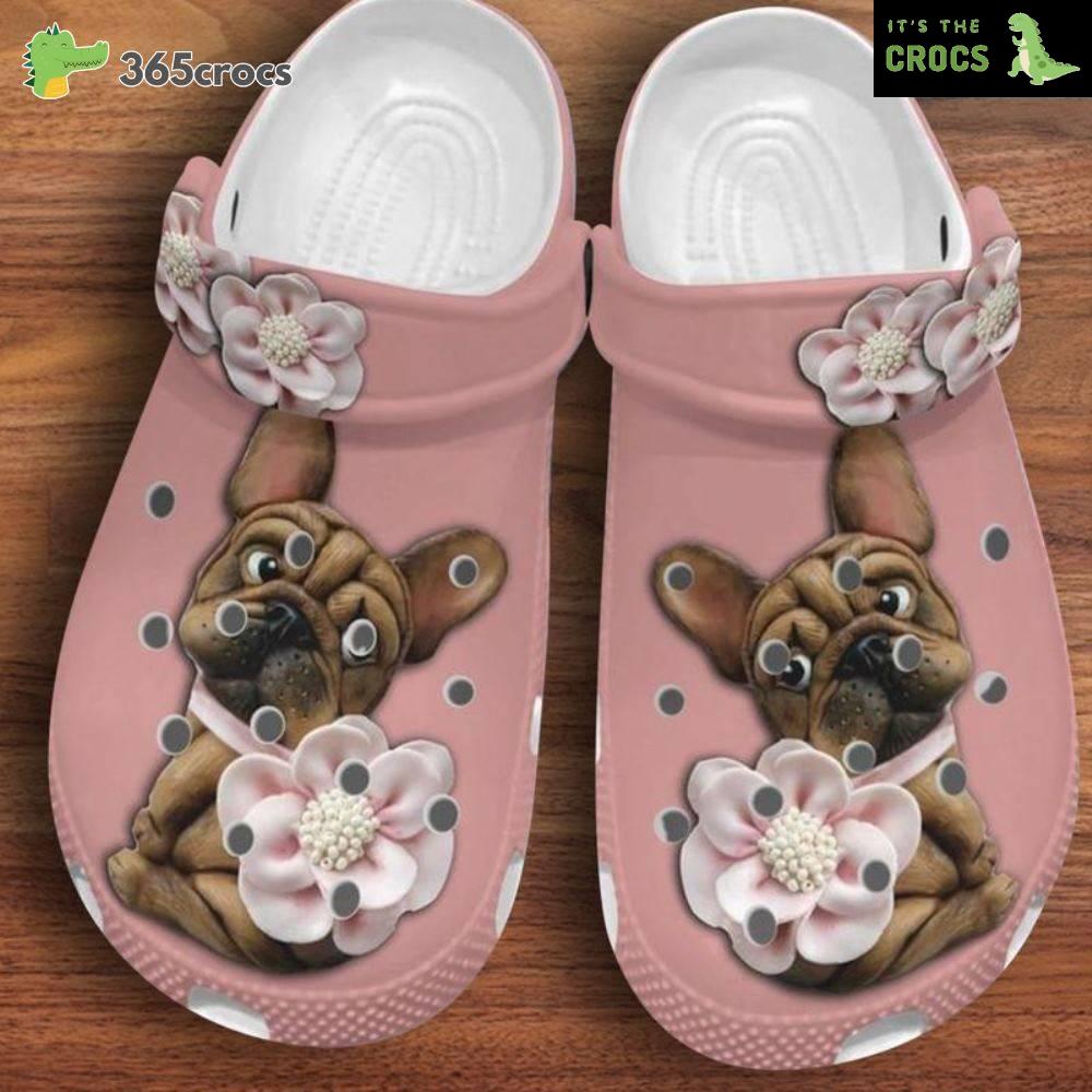Cute French Bulldogfrenchie Dog Cake Clog Frenchie Lover Gift Crocs Clog Shoes