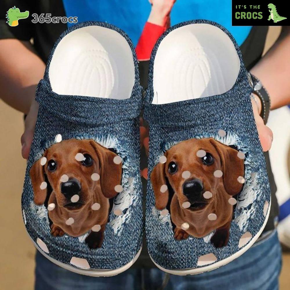 Dachshund Babyband Clog Comfortable For Mens Womens Dog Mom Gift Crocs Clog Shoes