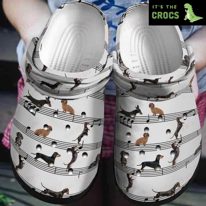 Dachshund Delight: Stay Comfortable and Stylish with Dachshund Crocs Classic Clogs