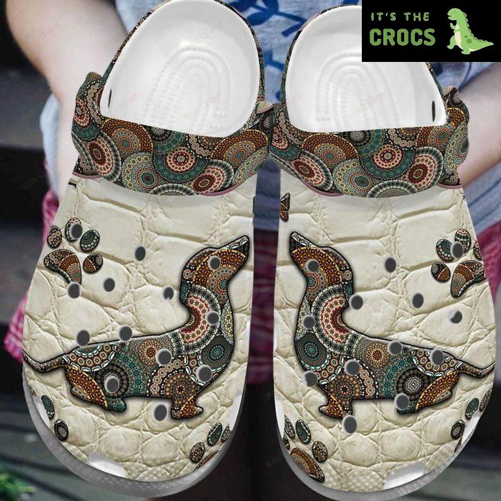 Dachshund Lovely Dachshund Crocs Classic Clogs Shoes PANCR0323