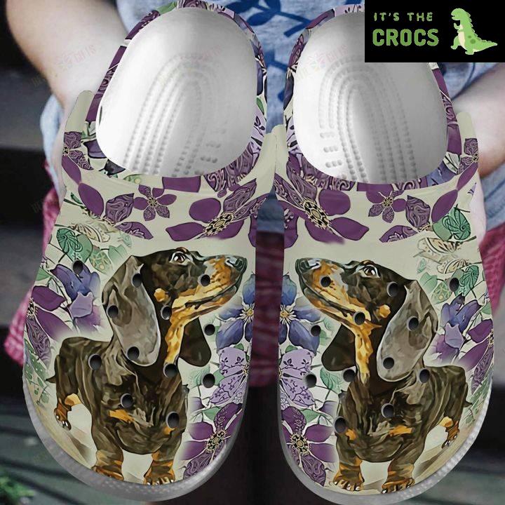 Dachshund My Cute Dachshund Crocs Classic Clogs Shoes