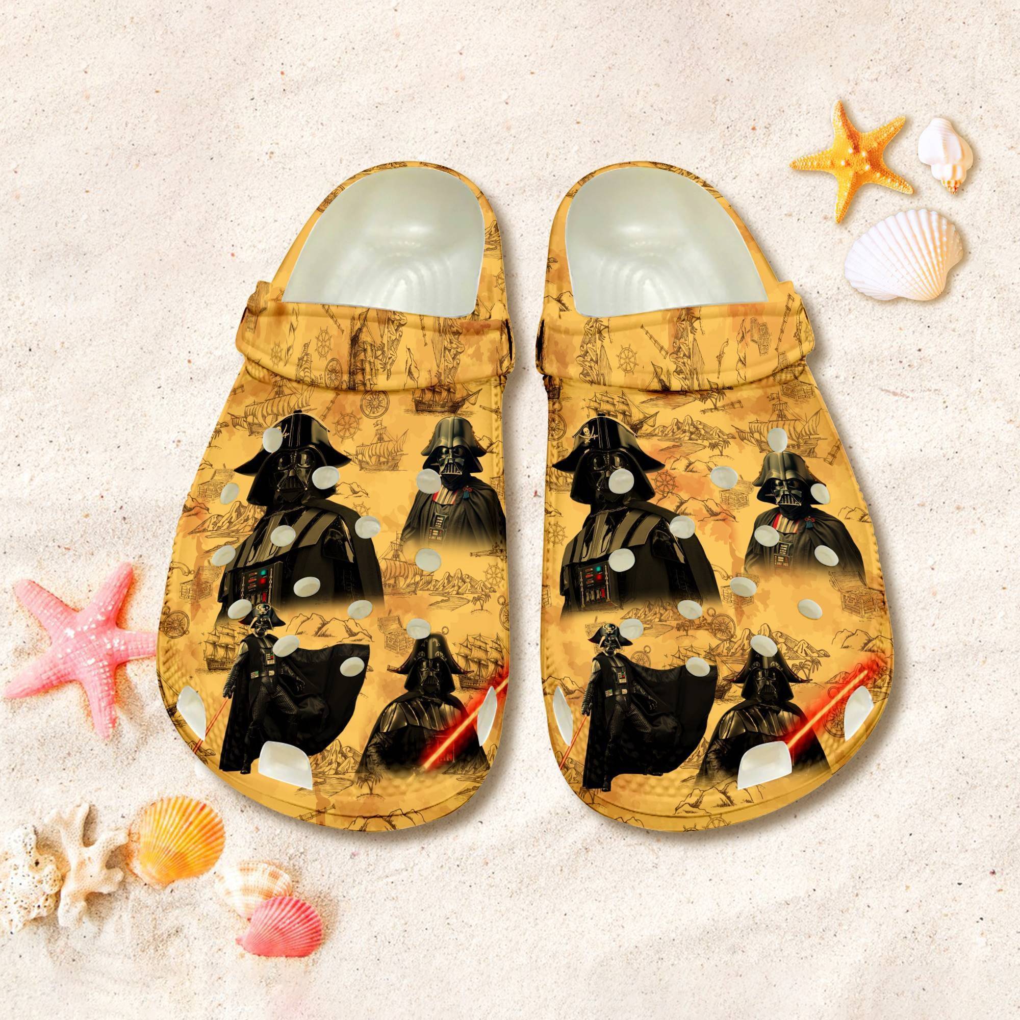 Darth Vader Pirate Caribbean Treasure Clog Galaxy Edge Aloha Sandal Shoes