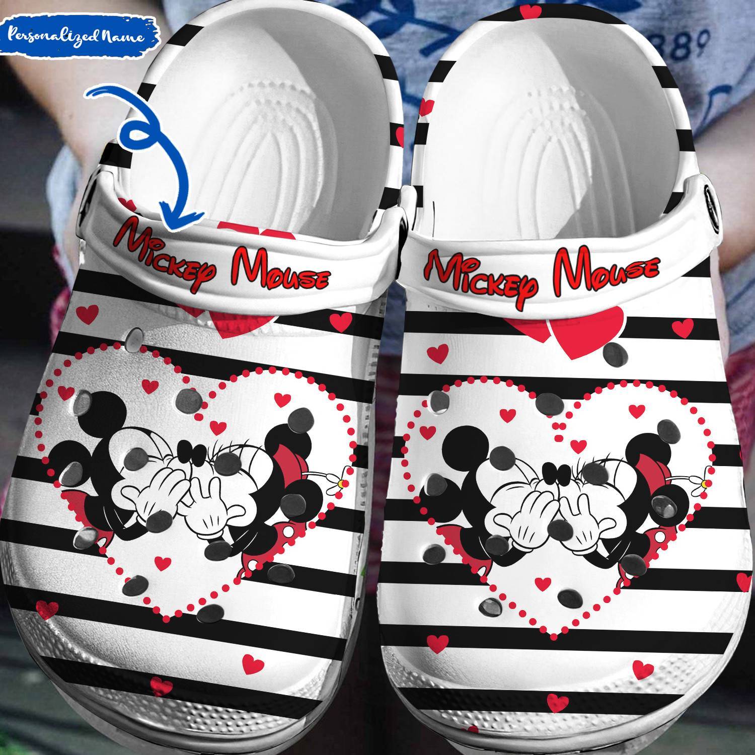Design the Perfect Disney Shoe: Personalized Mickey Minnie Crocs 3D Clog Shoes