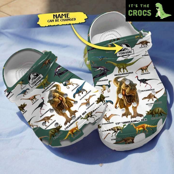 Dino Discovery: Personalized Dinosaur Crocs Classic Clogs