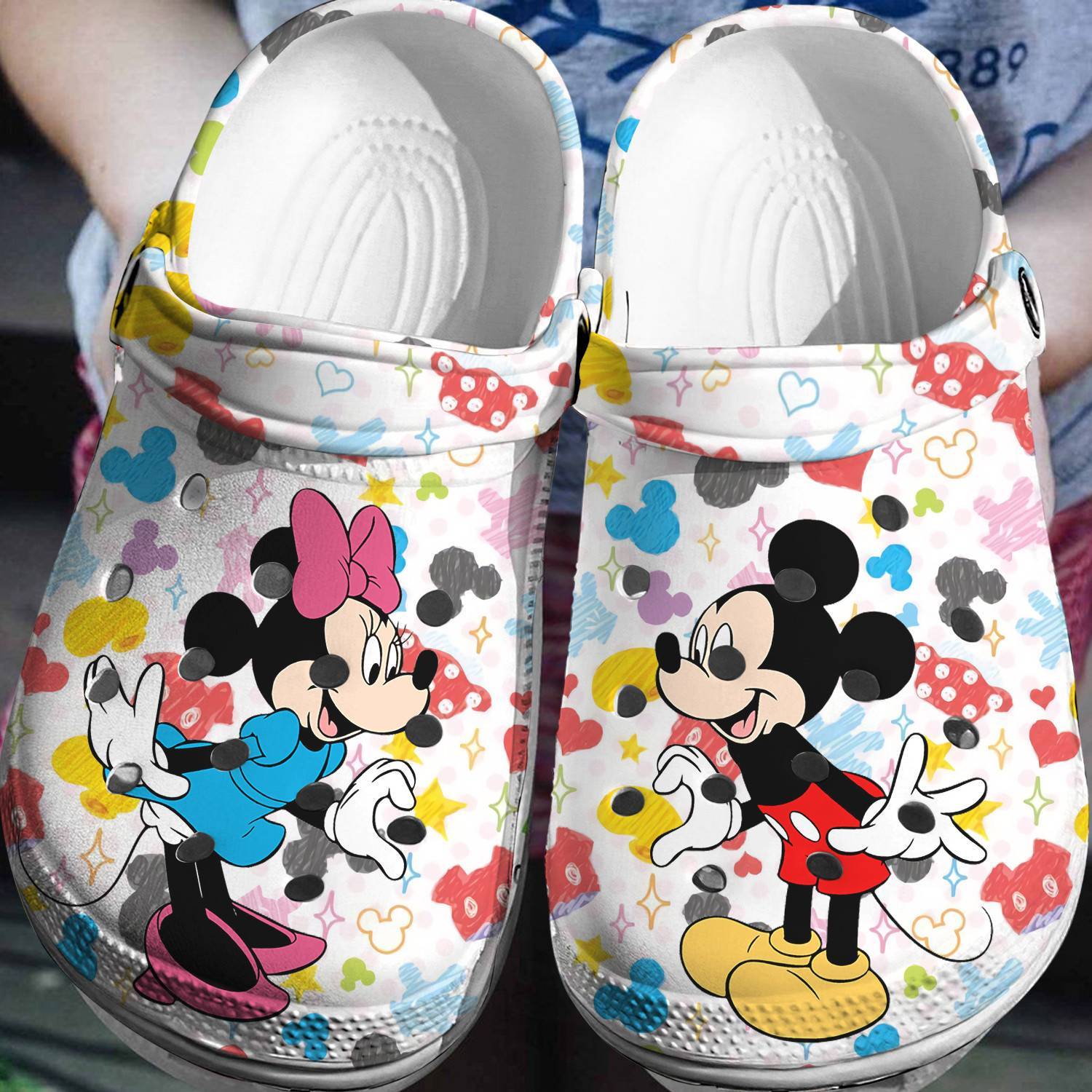 Disney Fashion Statement: Mickey Minnie Crocs 3D Clog Shoes – Be the Style Star