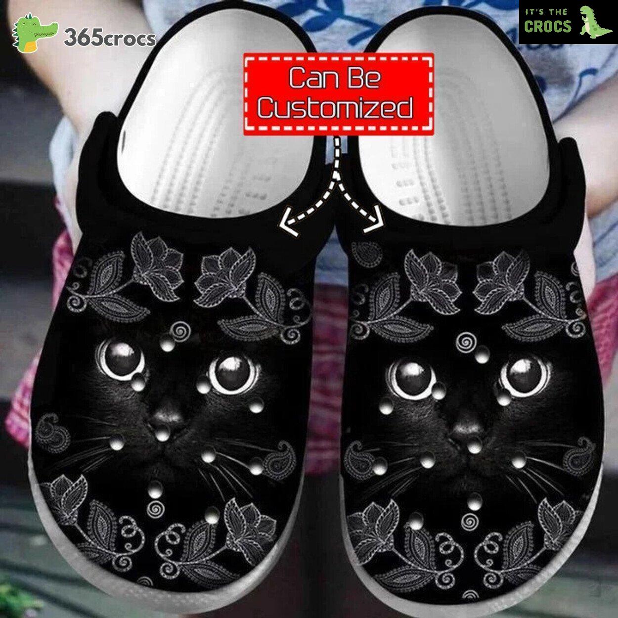 Dive into Feline Love Showcasing Black Cat Lovers Inspired Clogs