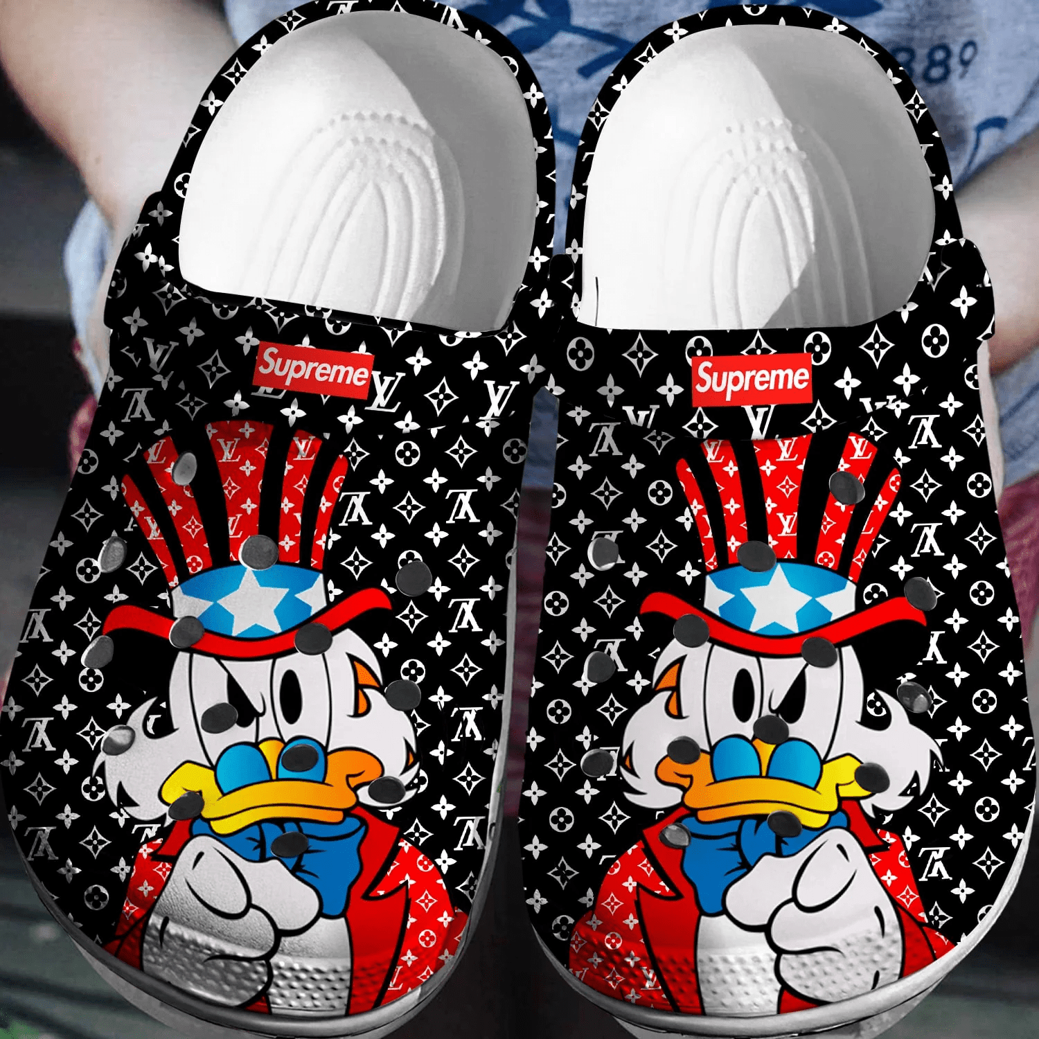 Donald Duck Crocs 3D Clog Shoes