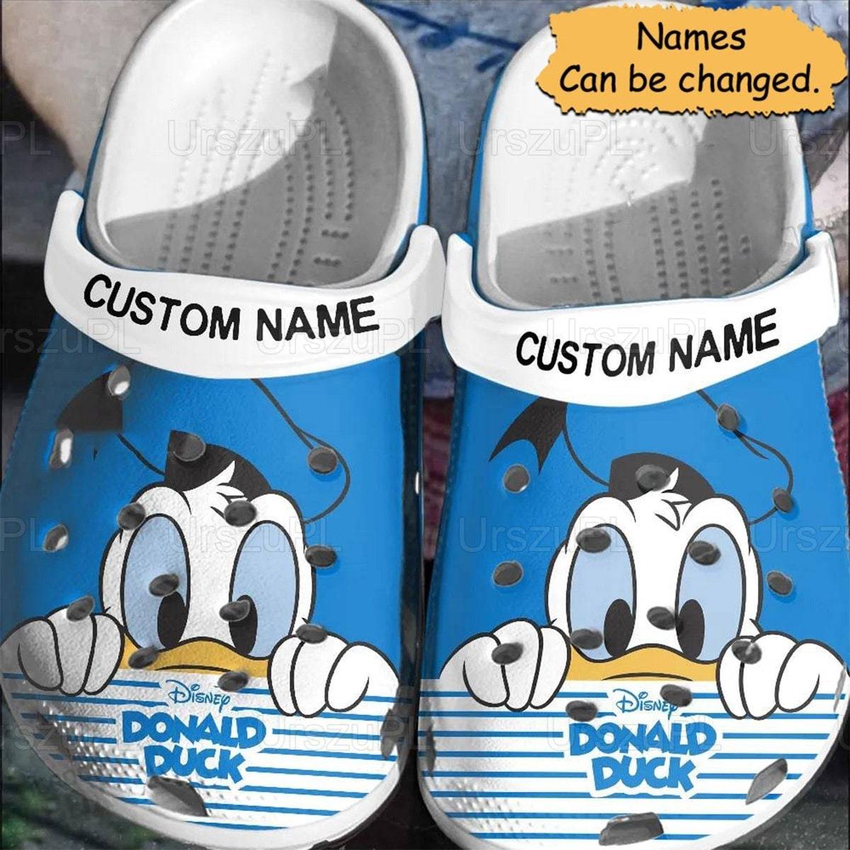 Donald Duck Cute Unisex Clogs Disney Sandal Design Summer Comfortwear