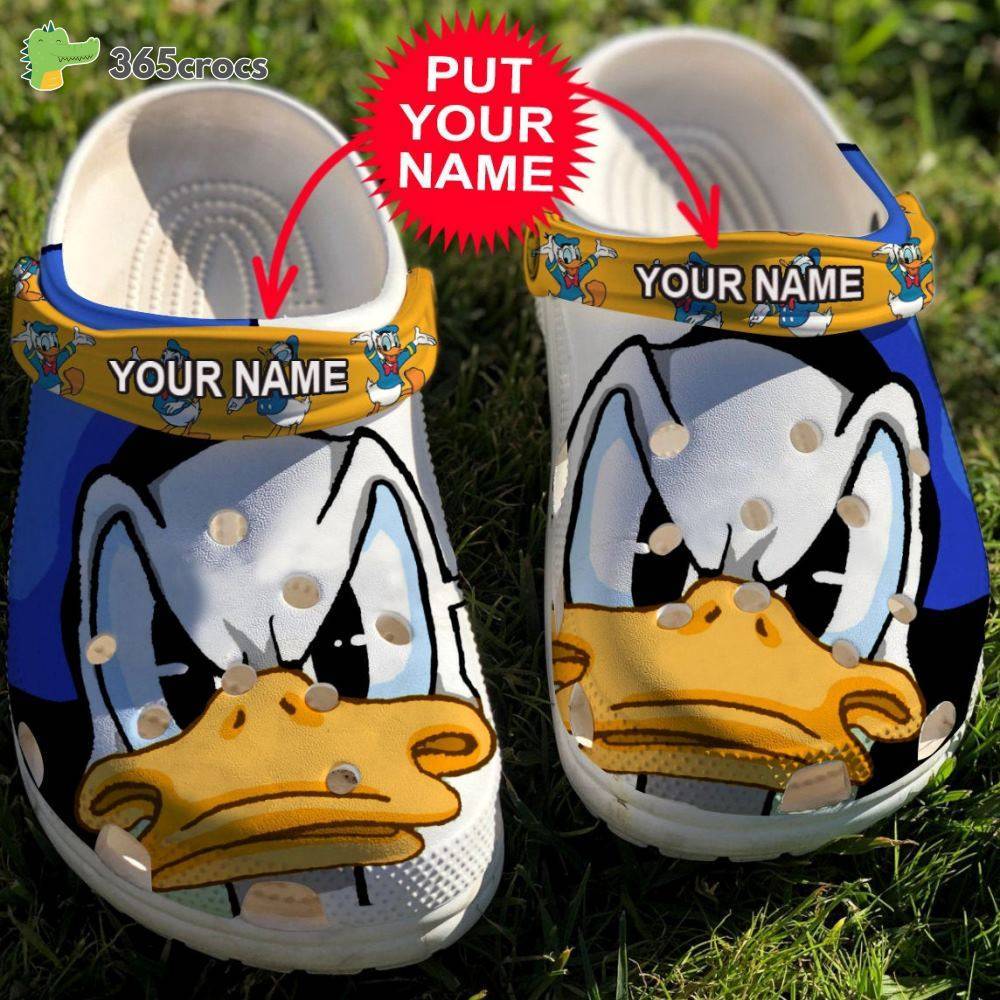 Donald Duck Disney Personalisation Crocs Clog Shoes