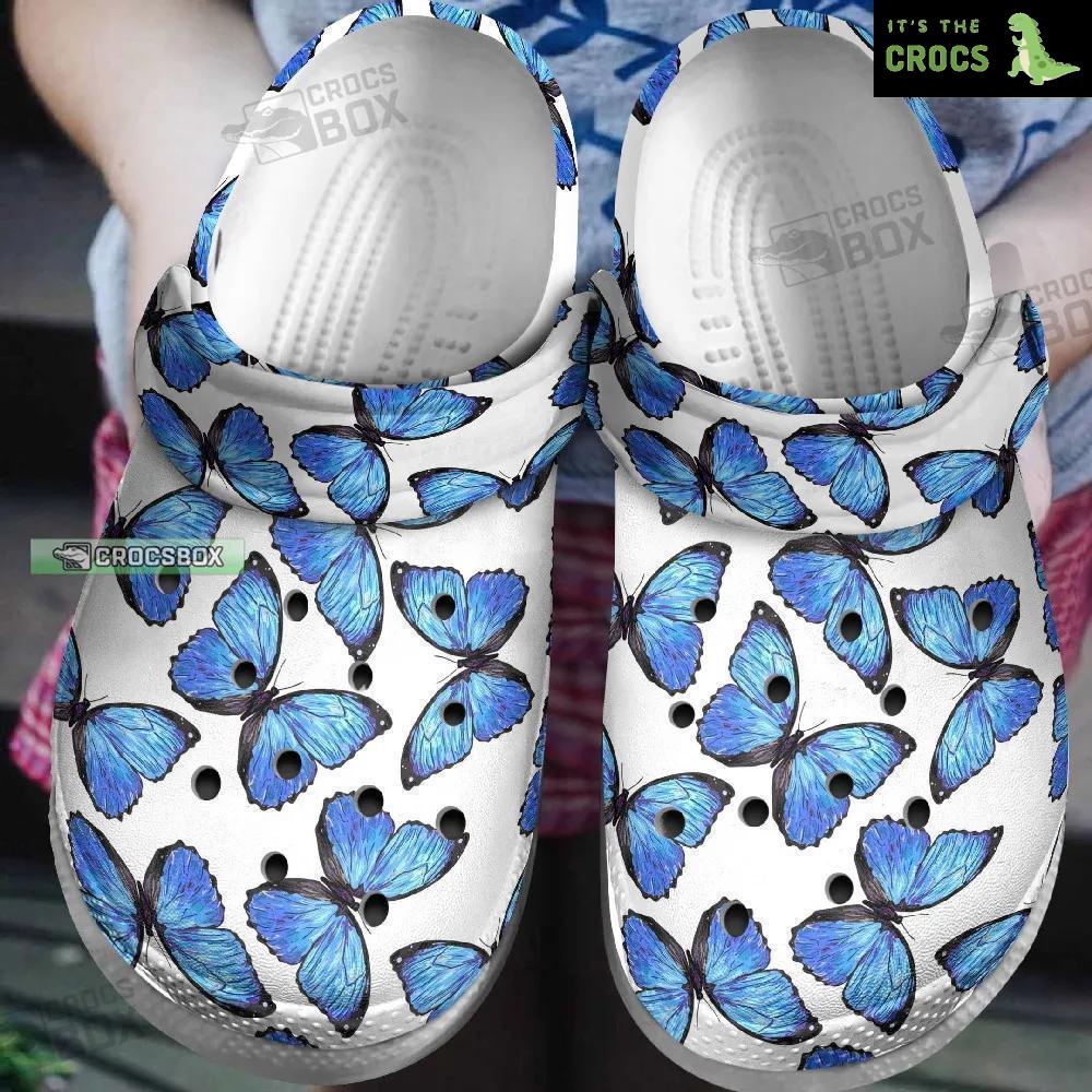 Dreamy Blue Butterflies Shoes
