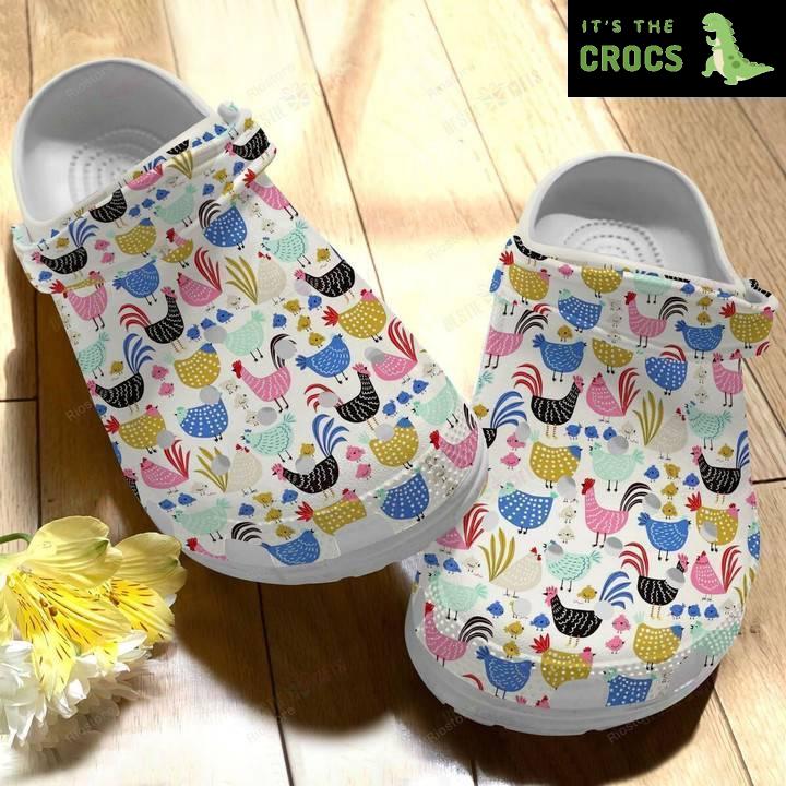 Family Chicken Crocs Classic Clogs Shoes