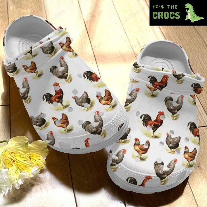 Farm Chicken V6 Crocs Classic Clogs Shoes