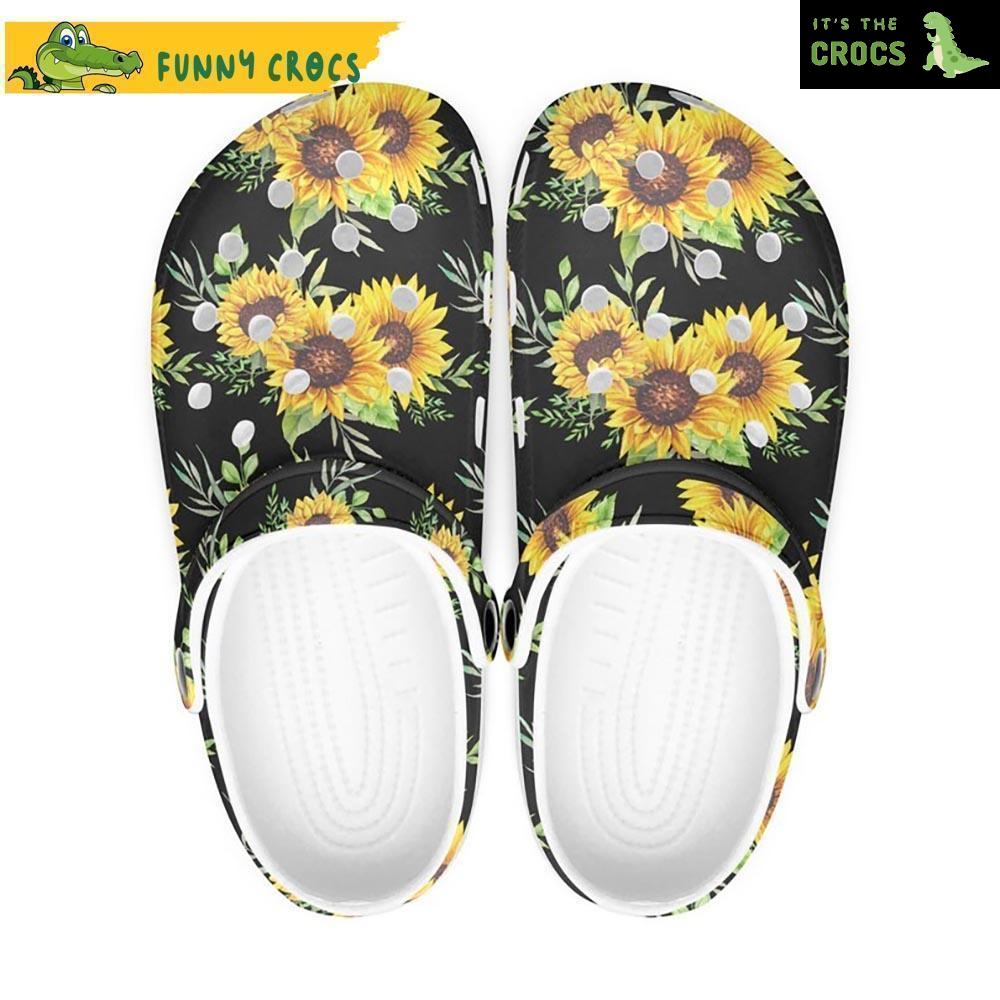 Flower Crocs Clog Shoes
