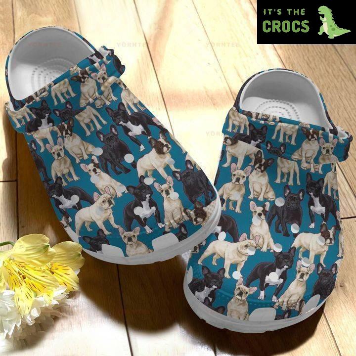 French Bulldog Lovers 5 Gift For Lover Rubber clog Crocs Shoes